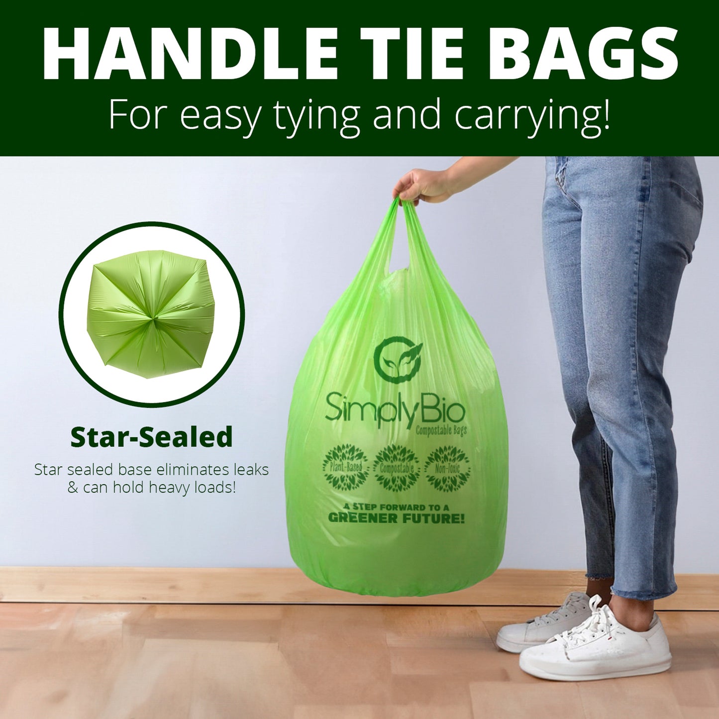 Handle-Tie Liners (30-Count) Medium