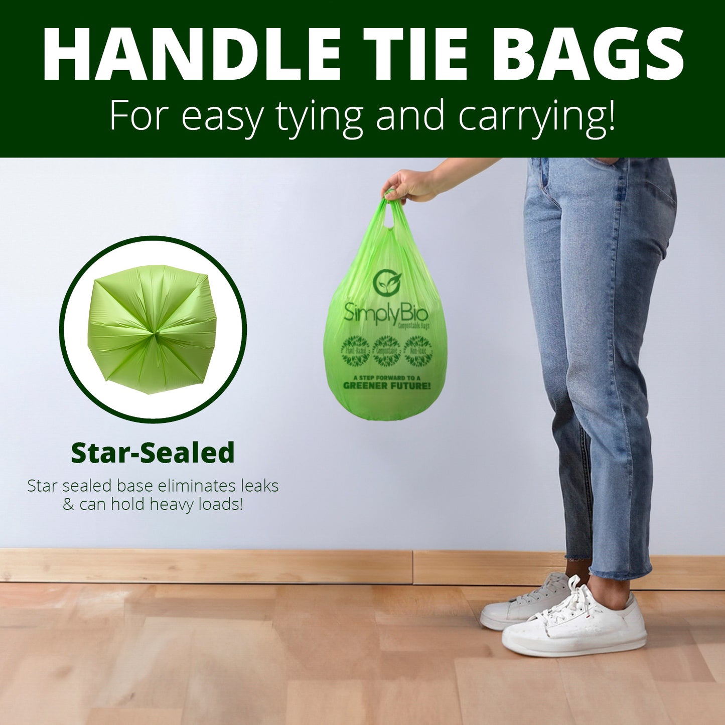 Handle-Tie Liners (80-Count) Small