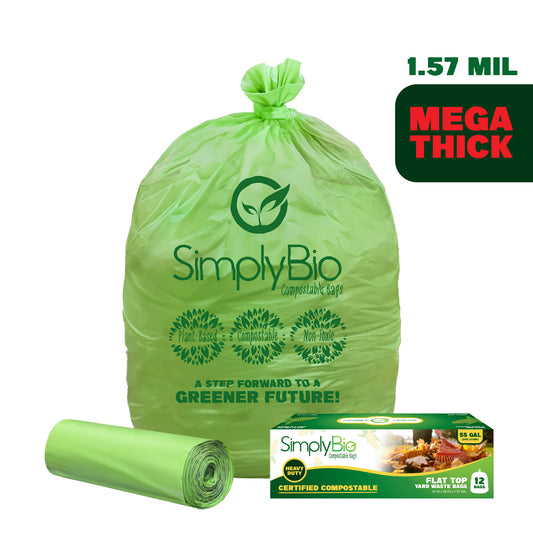 Heavy Duty Flat-Top Liners (12-Count) Extra Large