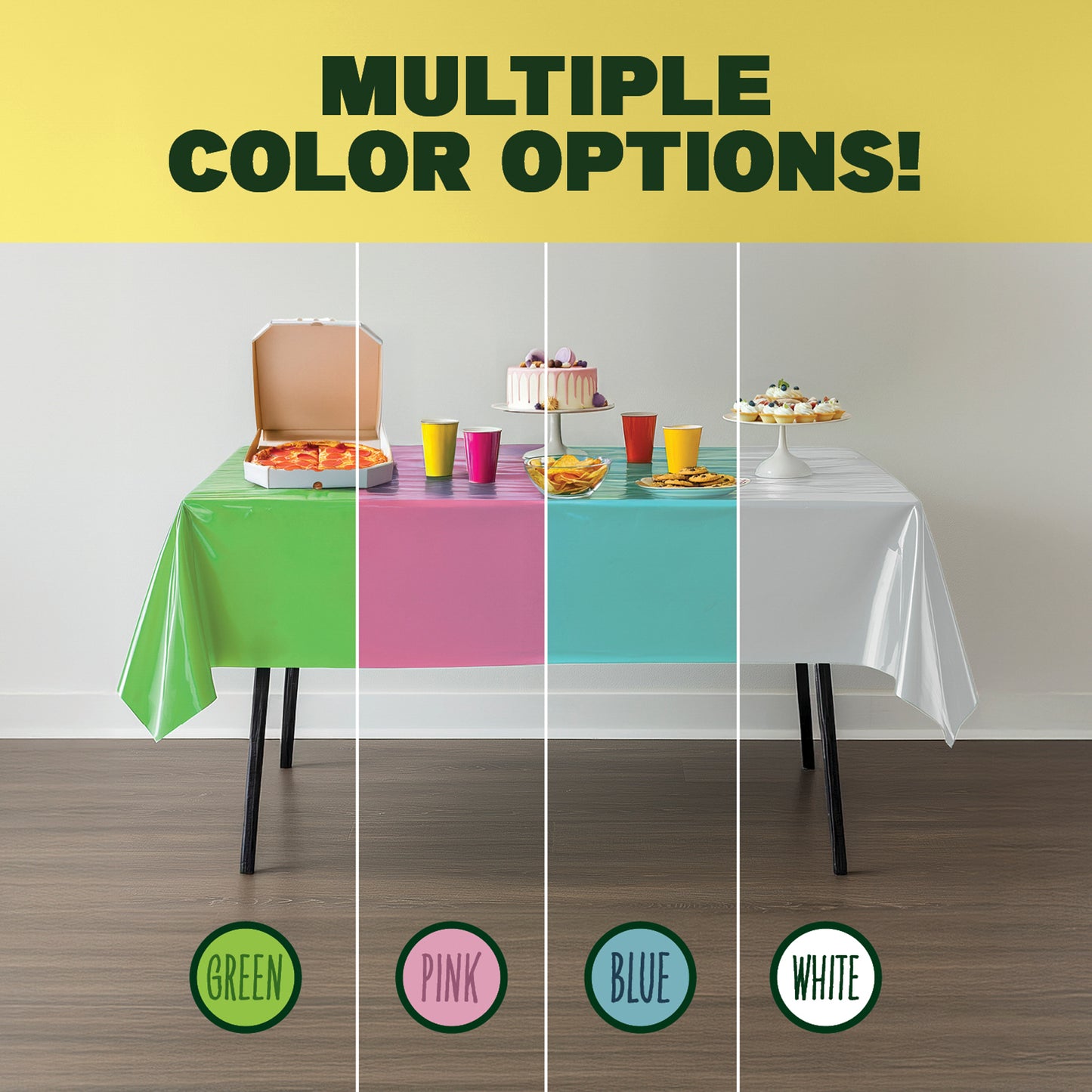 10 PC Compostable Table Covers (54''x108'')
