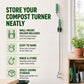 46.5" Stainless Steel Compost Aerator Tool
