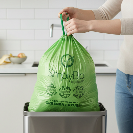 12–13 Gal Heavy Duty Drawstring Liners, 1 Mil, 30 Count