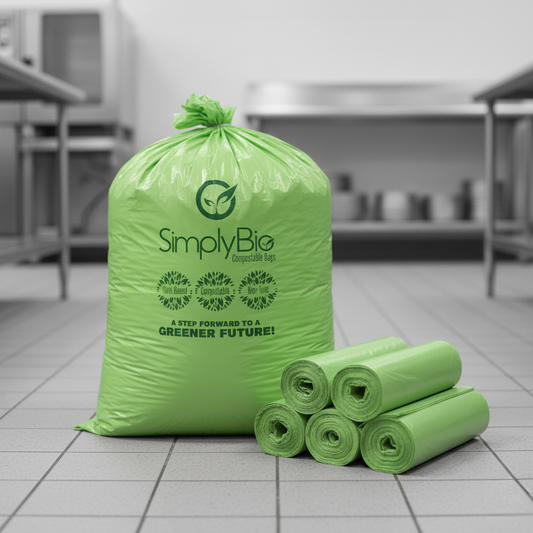 50–55 Gal Heavy Duty Flat-Top Liners, 1.57 Mil, 100 Count