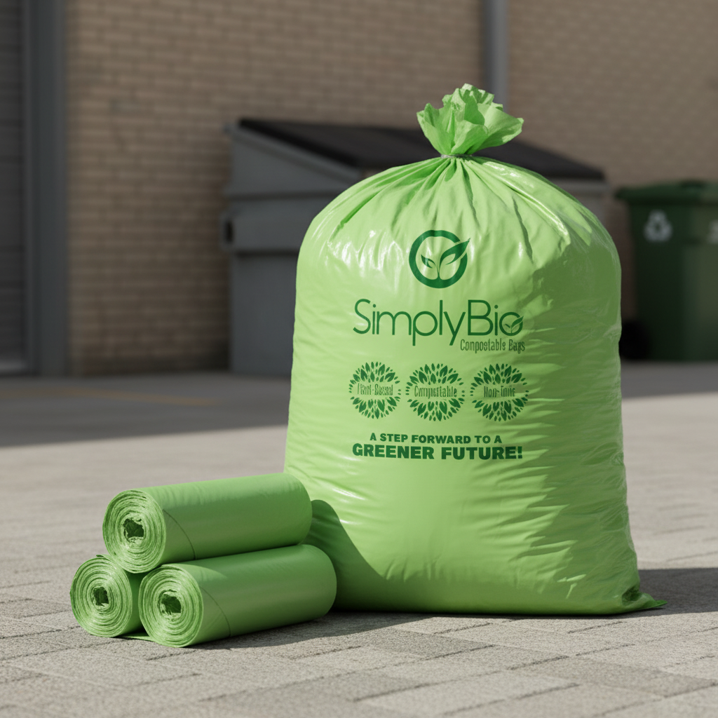 56–60 Gal Heavy Duty Flat-Top Liners, 2 Mil, 80 Count