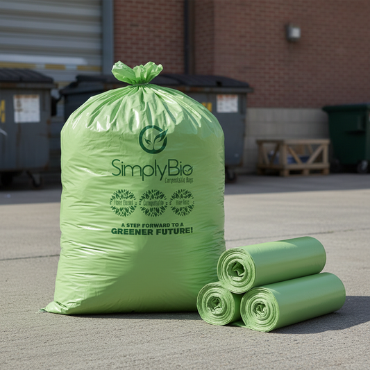 90–96 Gal Heavy Duty Flat-Top Liners, 1.57 Mil, 40 Count