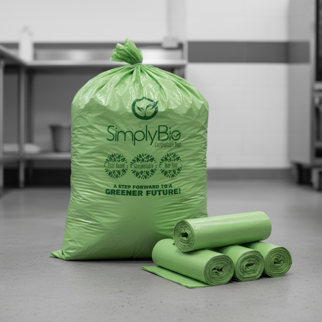 31–35 Gal Heavy Duty Flat-Top Liners, 1.57 Mil, 100 Count