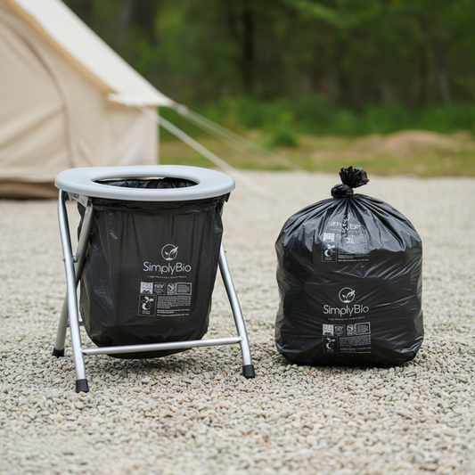 8-Gallon Handle-Tie Camping Toilet Bags (15-Count)