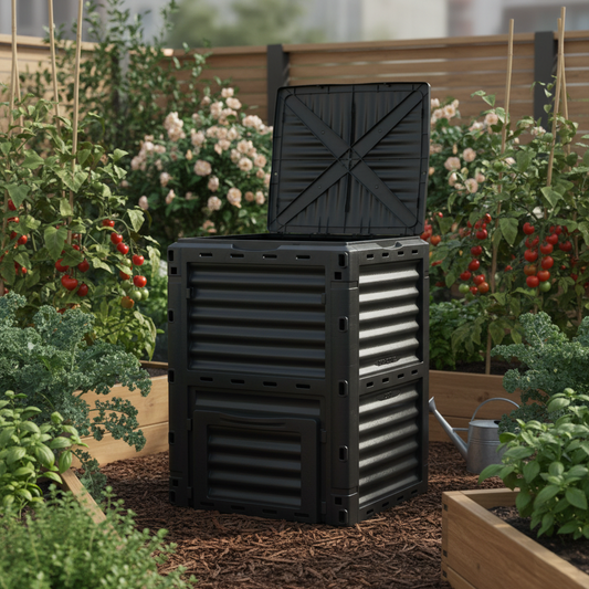 80-Gallon Large Lightweight BPA-Free Outdoor Compost Bin