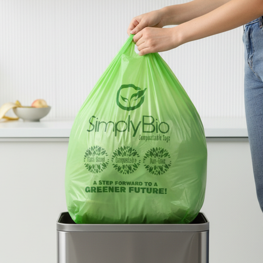 12–13 Gal Handle-Tie Liners, 0.87 Mil, 30 Count