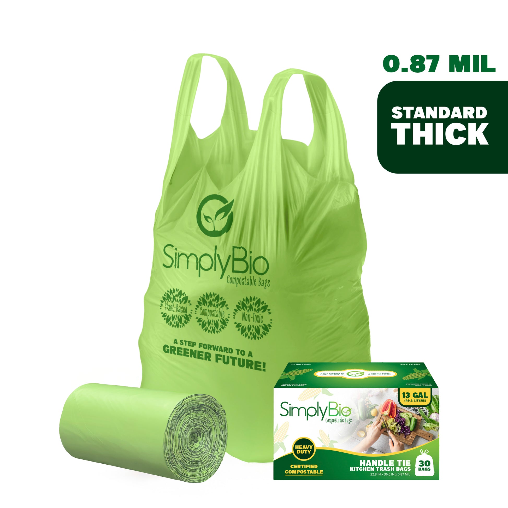 Handle-Tie Liners (30-Count) Medium - Main Image