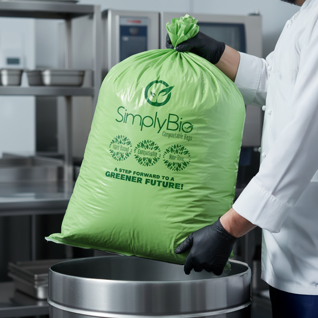 30–33 Gal Heavy Duty Flat-Top Liners, 1.57 Mil, 30 Count