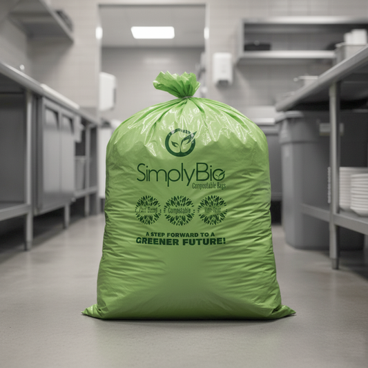 50–55 Gal Heavy Duty Flat-Top Liners, 1.57 Mil, 12 Count