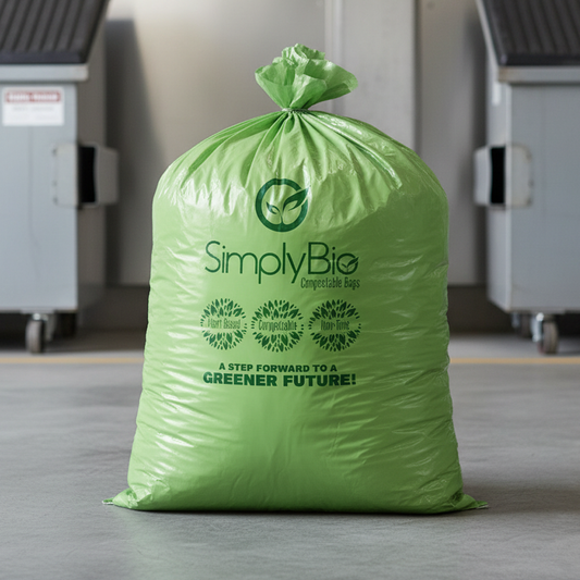 60–64 Gal Heavy Duty Flat-Top Liners, 2 Mil, 12 Count